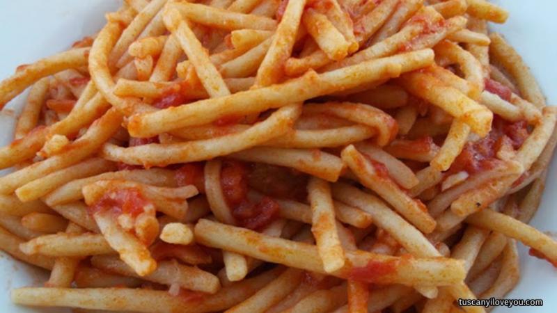 Ricetta pici all'aglione