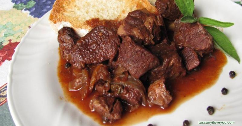 Ricetta peposo all'imprunetina