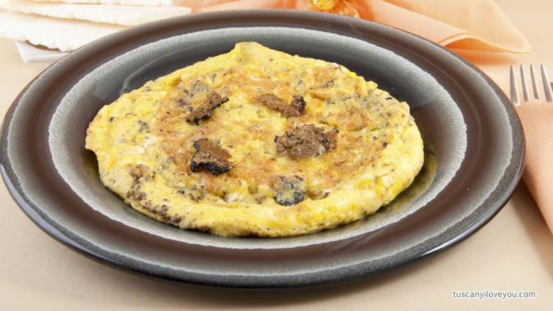 Ricetta frittata al tartufo